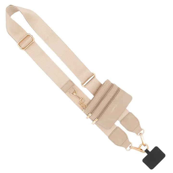 Clip & Go Phone Lanyard w/ Zippered Pouch