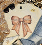 Football Bow Graphic Tee