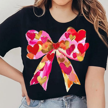 Valentine Bow Graphic Tee