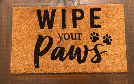 Wipe Your Paws Doormat